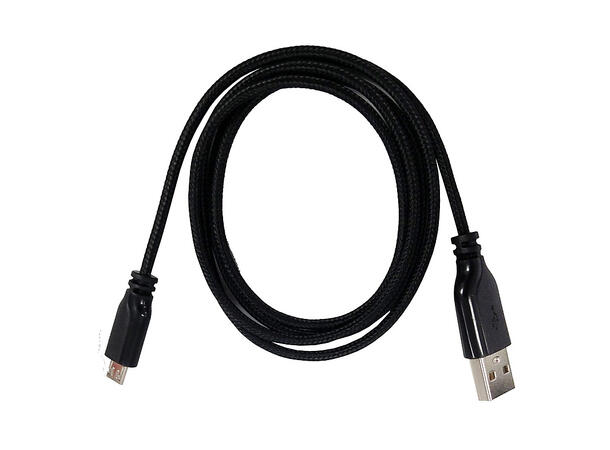 Tech CONNECT - USB/Mikro USB kabel 1 meter, SORT utførelse